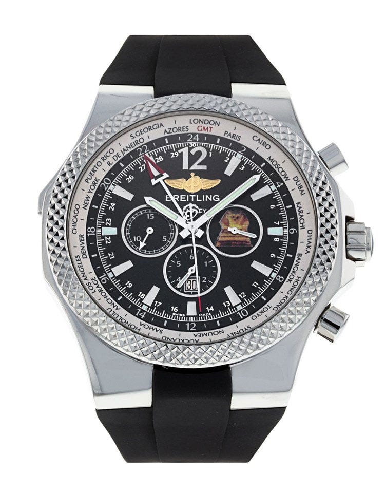 Pre-Owned Breitling Bentley GMT Watch