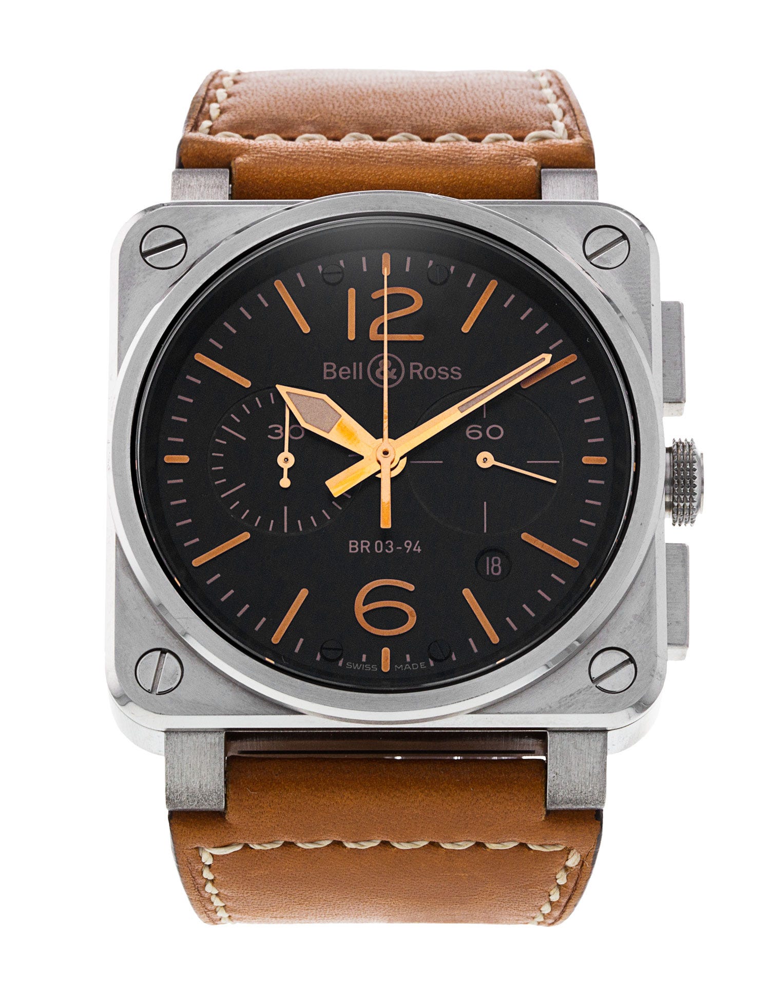 Bell and Ross BR03-94 Chronograph BR0394-ST-G-HE/SCA 267815