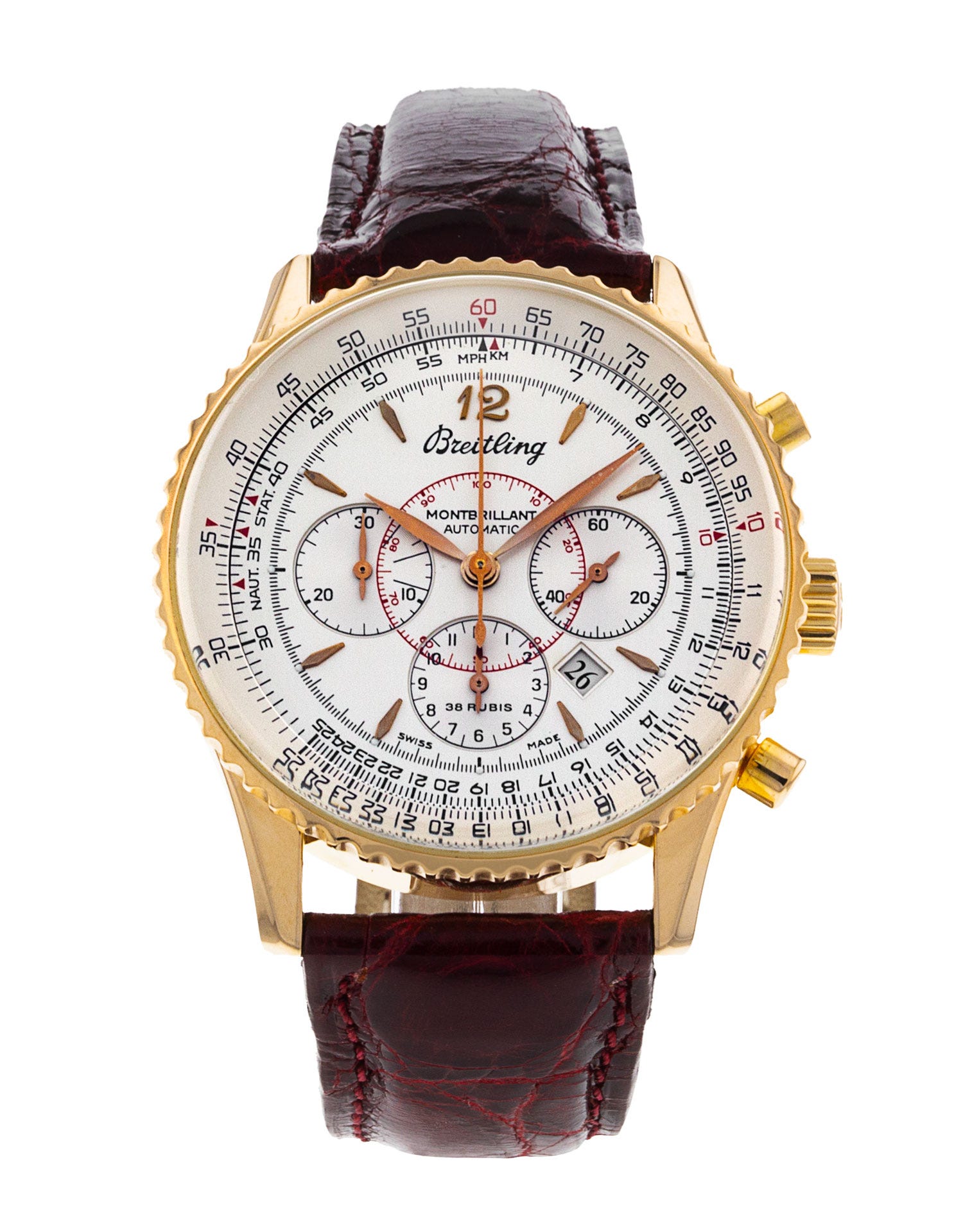 Pre-Owned Breitling Montbrillant Watch